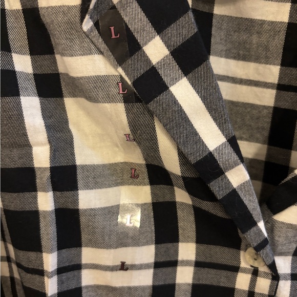 Heritage Victoria's Secret Black and White Checkered Pajama Set Brand New L - Picture 4 of 7